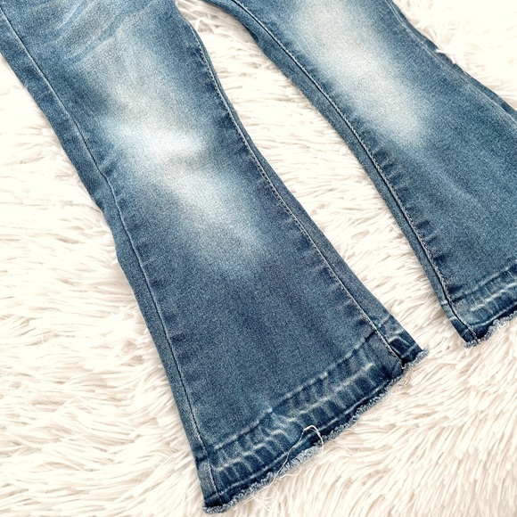 🎀 Jessica Simpson Toddler Girl Wide Leg Jeans 🎀 - Picture 2 of 4